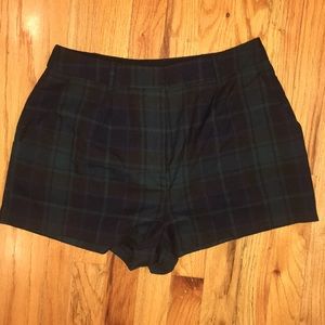 Plaid shorts